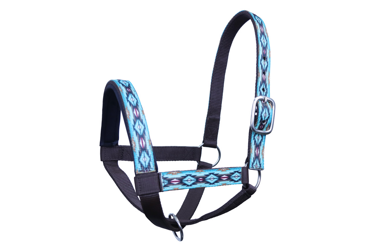 Tahoe Tack Nylon Overlay Sheep and Goat Halter