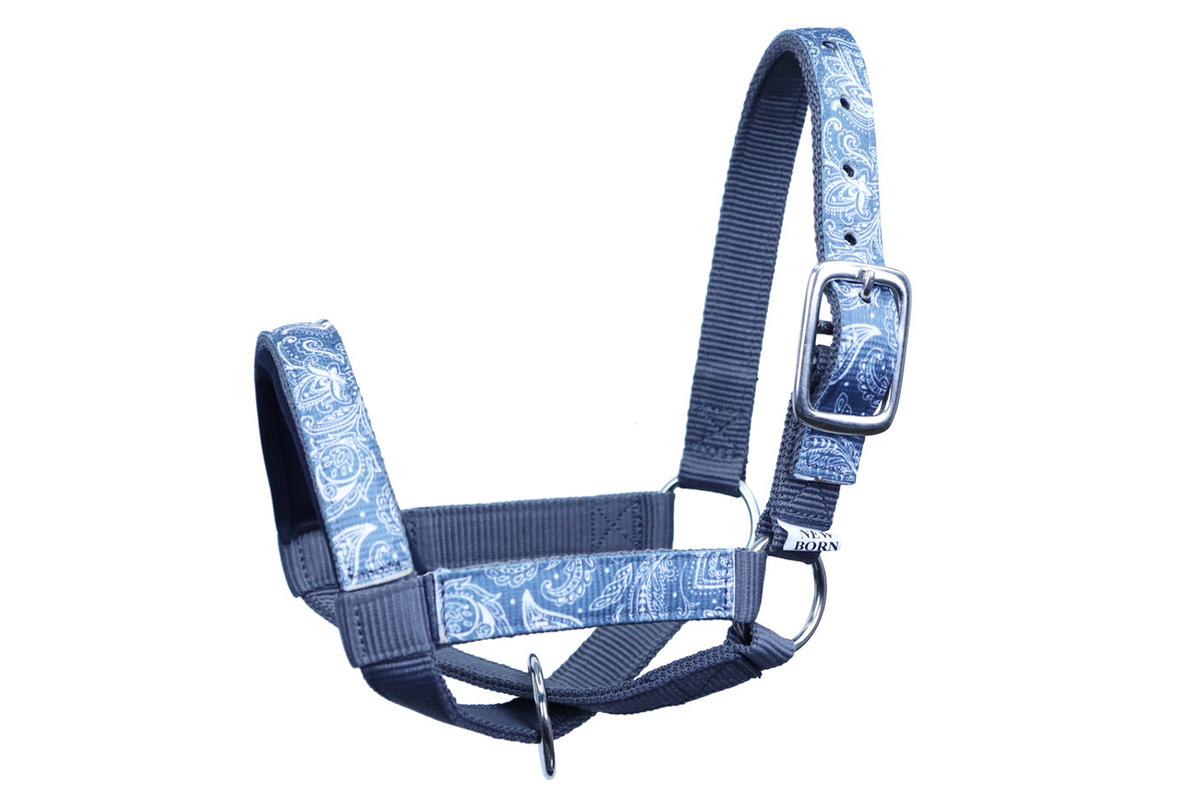Tahoe Tack Nylon Overlay Sheep and Goat Halter