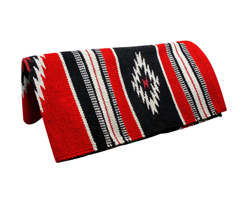 Handwoven Navajo-Inspired Acrylic Western Horse Saddle Blanket – 32" x 64"