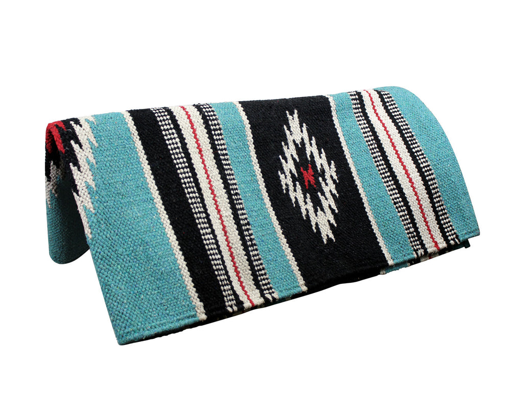 Handwoven Navajo-Inspired Acrylic Western Horse Saddle Blanket – 32" x 64"