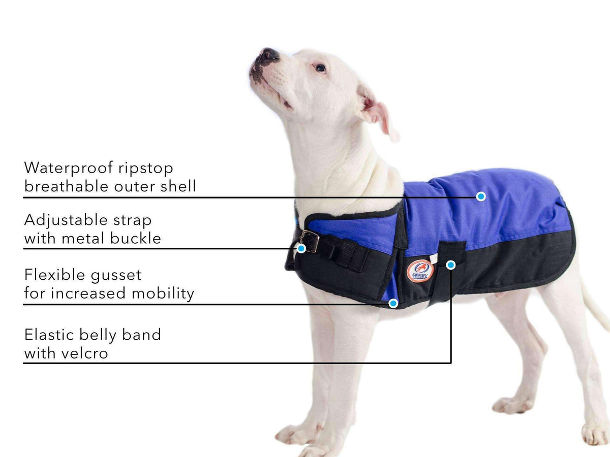 Derby Originals Horse Tough 600D Ripstop Waterproof Winter Dog Coat