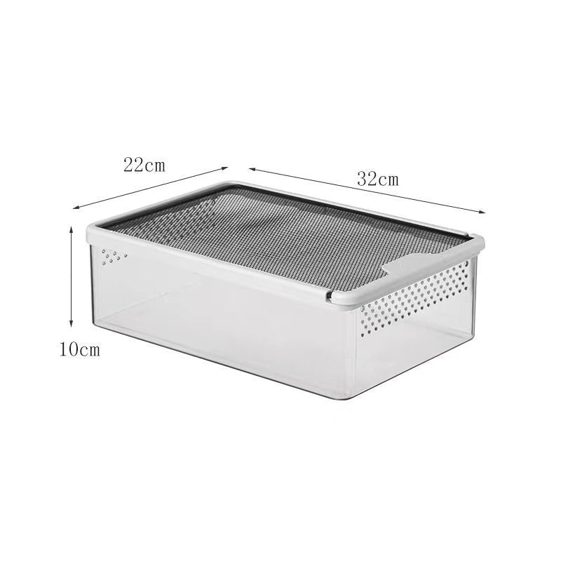 Track Box Feeding Turtle Hamster Corn Snake Cage