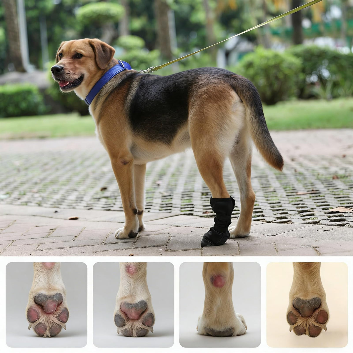 Dog Recovery Boot for Injured Paws - Breathable Dog Shoes