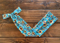 Turquoise Sunflower Tail Bag
