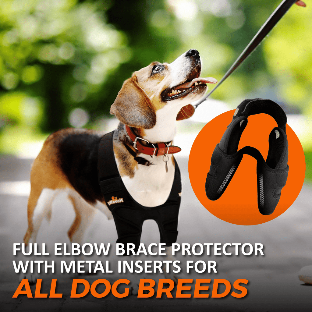 NeoAlly Elbow and Shoulder Brace with Spring Inserts for Dogs and Cats