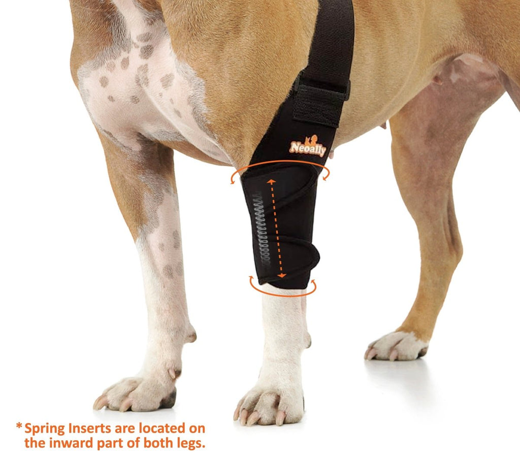 NeoAlly Elbow and Shoulder Brace with Spring Inserts for Dogs and Cats