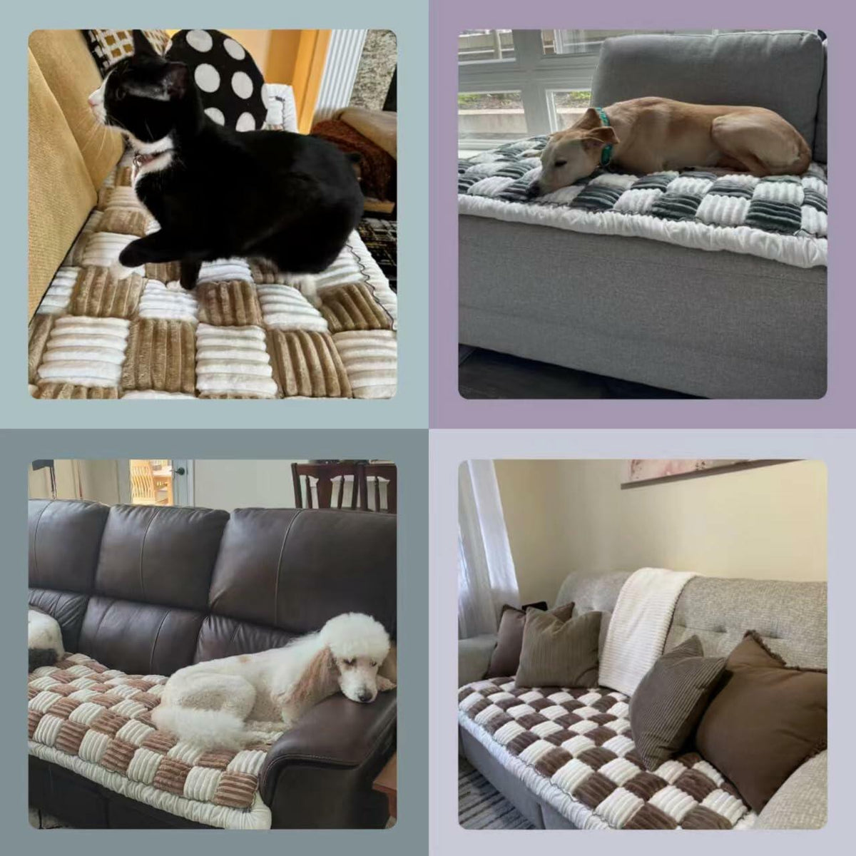 AMTARP Dog Couch Cover Protector Washable Sofa Cover for Large Dogs