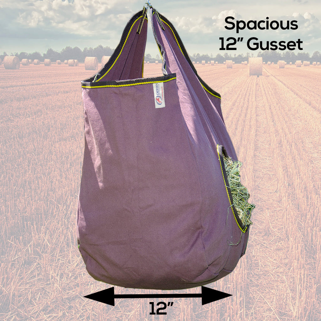 Derby Originals Large 24 OZ Canvas Horse Hay Bag