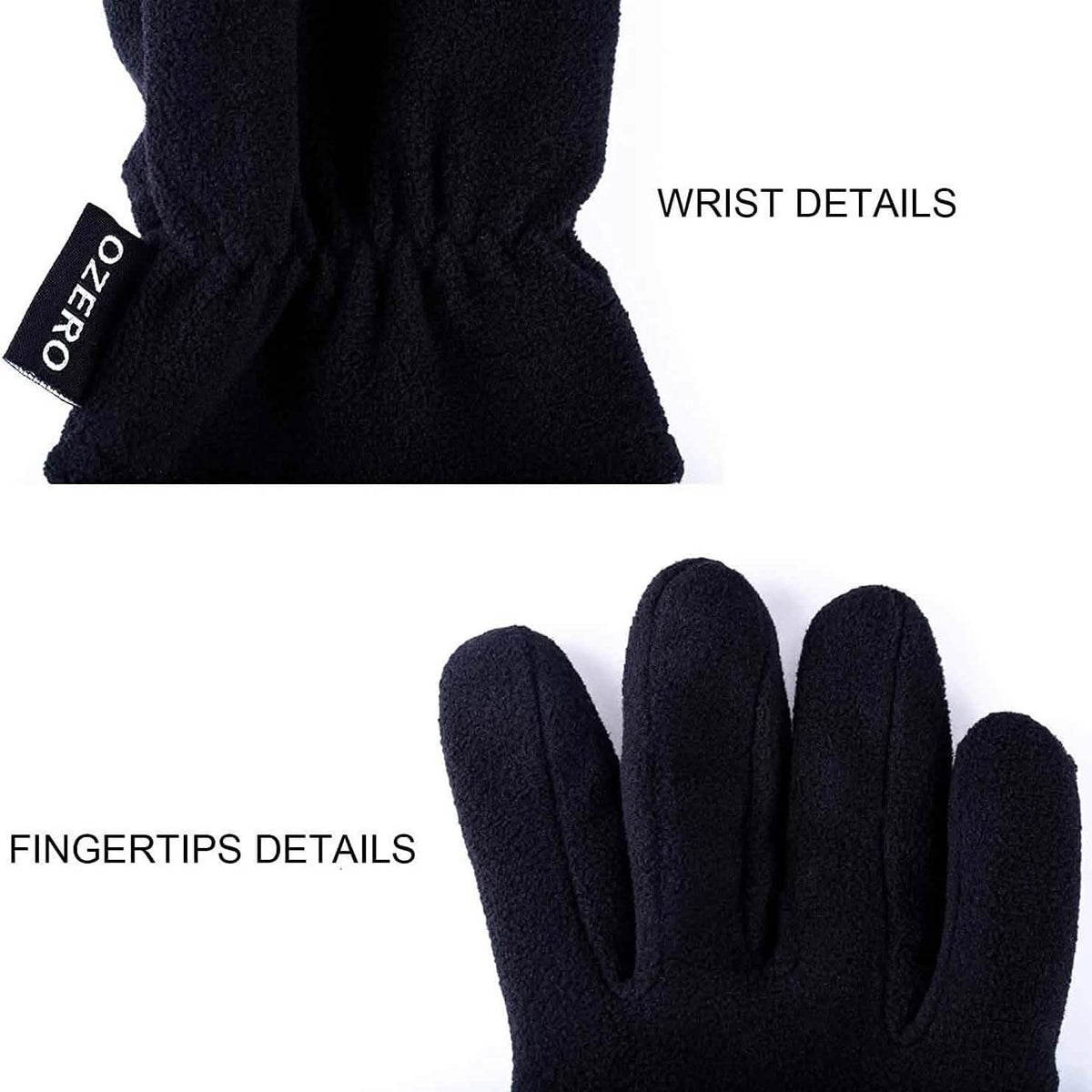 Winter Gloves Deerskin Suede Leather
