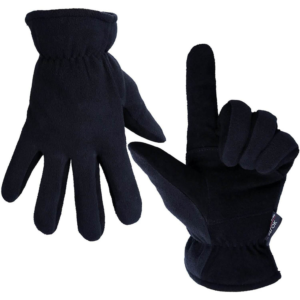 Winter Gloves Deerskin Suede Leather