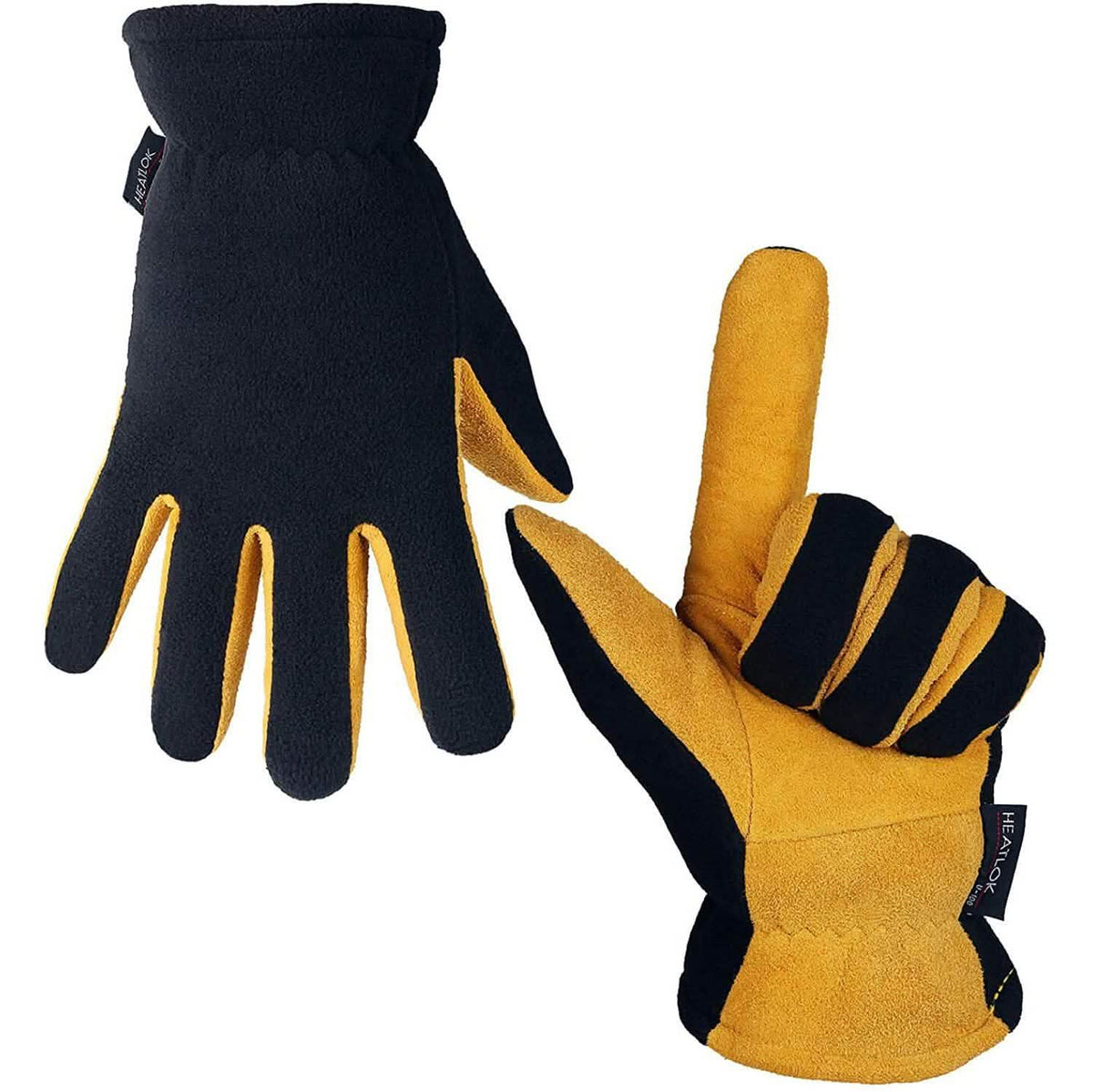 Winter Gloves Deerskin Suede Leather